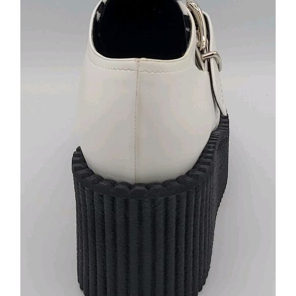 Stella McCartney White Zebra Print Mules Platform Size 37 - Picture 11 of 15